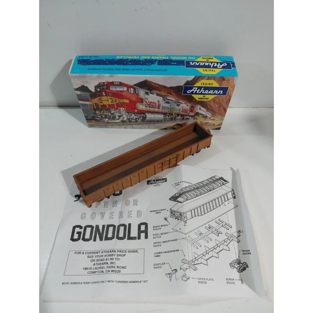 Athearn 1649 HO Gauge Model Railroad Rio Grande Weathered Gondola Car w/Box